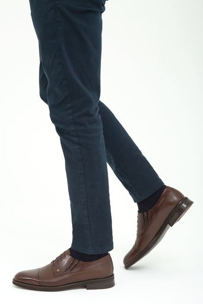 Tamer Tanca Ανδρικά παπούτσια από γνήσιο δέρμα Classic 848 390 Erk Ayk Sk22/23