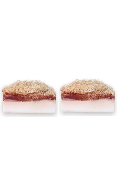 Turkishcare Natural Pumpkin Fiber Donkey Milk Honey Soap 120 Gr 2 Pack