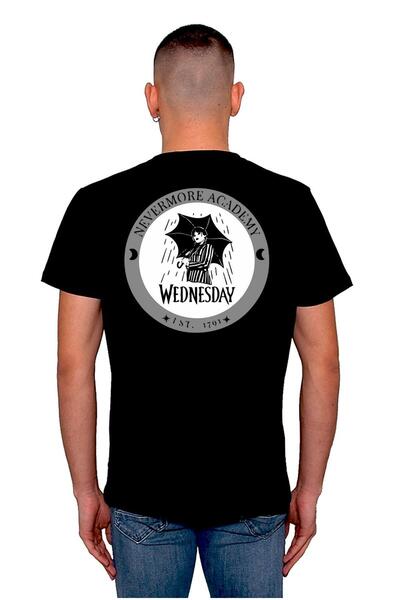 BIGROON Unisex majica Wednesday Addams Sad Girls Club