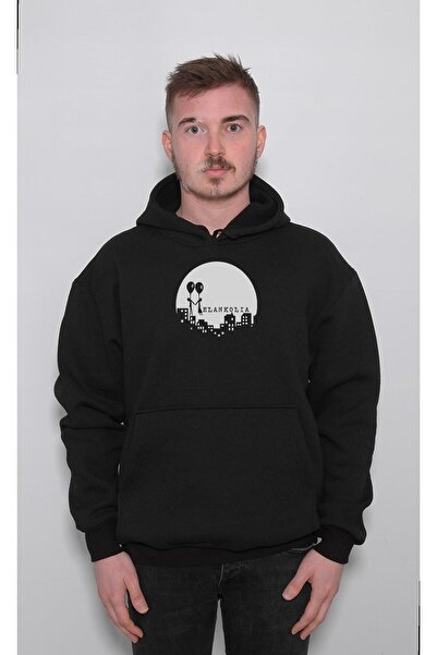 BIGROON Sagopa Kajmer Melankolia Rap Rapstar Sweatshirt Unisex Kapüşonlu Hoodie