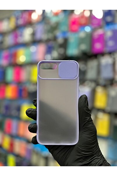 GLRTech İphone 6Plus/7Plus/8Plus Uyumlu Kapak Slay Sürgülü Kamera Korumalı Ar...
