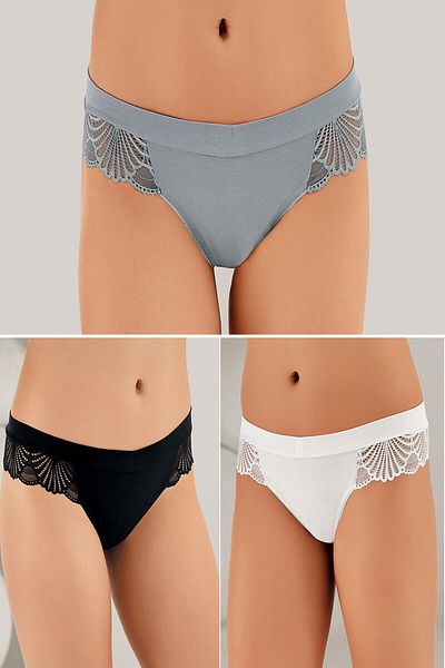 Şahinler Pachet de 6 tanga pentru femei Tmb3088