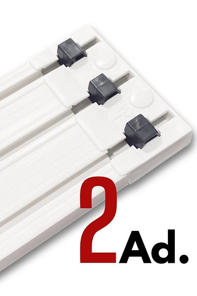 Bilarch 3 Rail Curtain Rail Cornequin Finale 2 Pieces