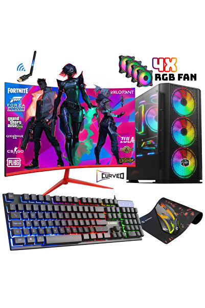 Zeiron Pandora X50 I5-4570 16gb Ram 256gb Ssd Rx580 8gb 24" Oyuncu Masaüstü B...