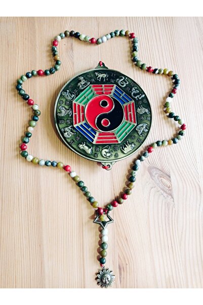 PİRAMİGO 108 قطعة من قلادة مصعد الشمس والنجوم - كريزوكوبرا المرجانية