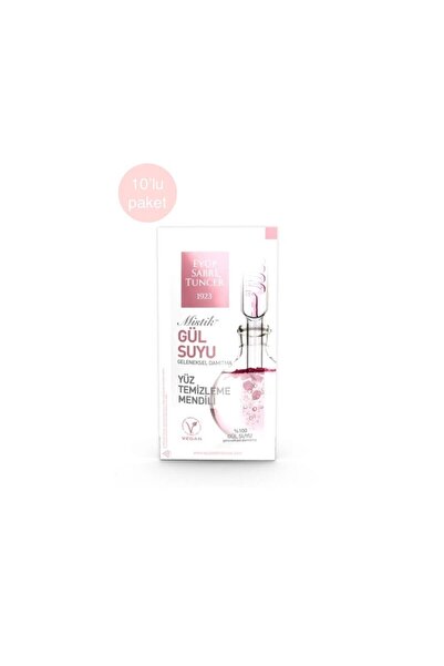 Eyüp Sabri Tuncer Mistik Gül Suyu Yüz Temizleme Mendili 10 Adet
