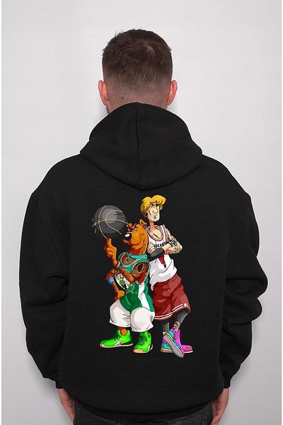 baskwear Scooby Doo Shagge Баскетболен хипи суичър с качулка унисекс