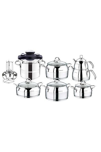 Evimsaray Venus 18 Piece Dowry Set Plain