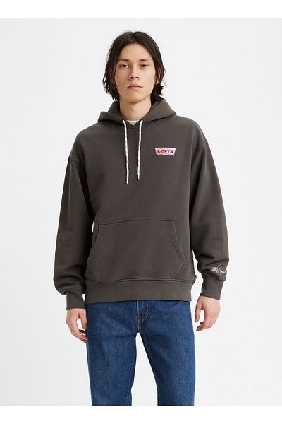 Levi's Levis Men's Hooded Collar Sweatshirt - A2639-0028_LSET2, Relaxed Graphic P