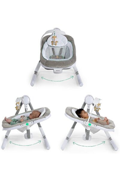 Ingenuity Taşınabilir, 5 Vitesli Bebek Salıncağı ve Titreşimli Koltuk - Doğa Sesleriyle Rahatlık!