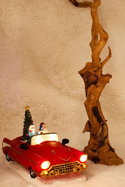 Waldern Luxury Decorative Red Car Christmas Ornament 27*17cm