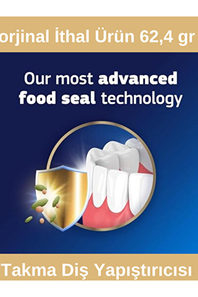 Fixodent Ultra Max Hold Takma Diş Yapıştırıcısı Protez Yapıştırıcı 2,2 oz 62,4Gr (Orjinal İthal)