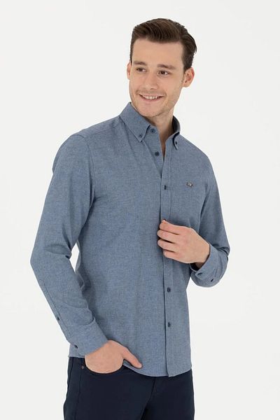 U.S. Polo Assn. ΒΑΣΗ. Polo Assn. Ανδρικό μακρυμάνικο πουκάμισο G081GL004.000.1742832 TEKSPOR