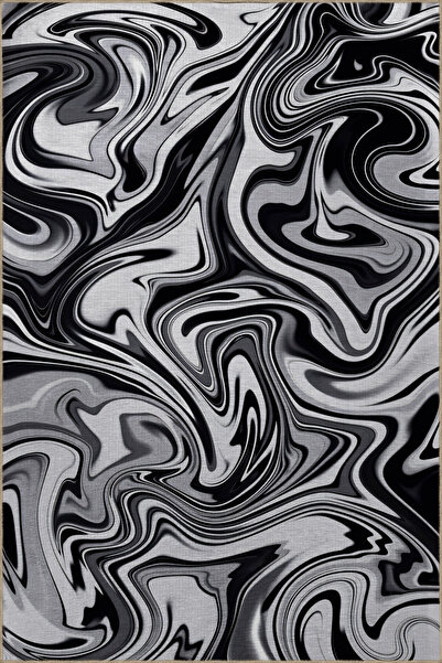 Rugs Modern Halı Γκρι μαύρο θεματικό δημιουργικό μοντέρνο διακοσμητικό χαλί μ...