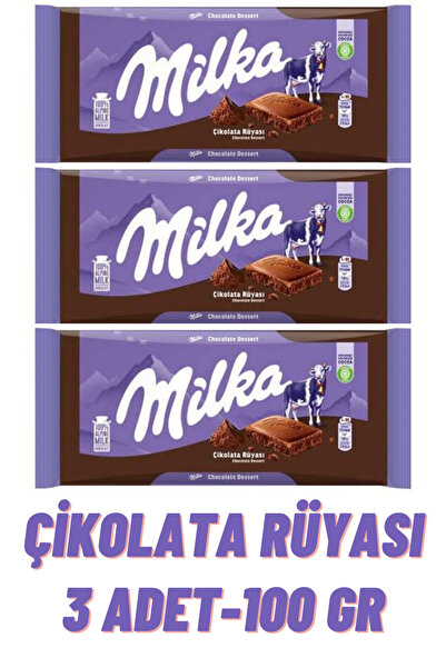 Milka Çikolata Rüyası 100g - 3lü Paket