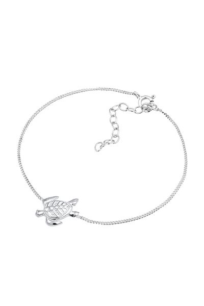 ELLI Armband aus 925er Silber – Armkettchen Schildkröte Sommer Strand