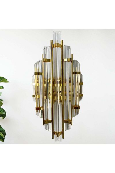 Bamyum Metal &amp; Glas Wandleuchte Innen