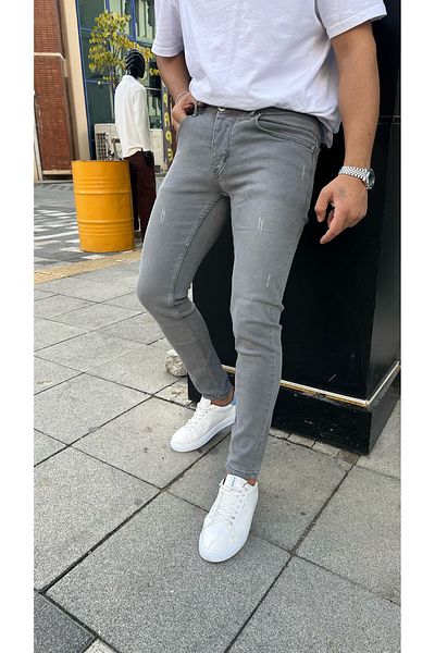 Ser Joven Ανδρικό τζιν παντελόνι σε σκούρο γκρι Skinny Fit