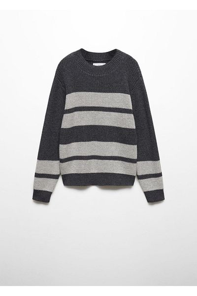 MANGO Kids Strickpullover - Streifendesign