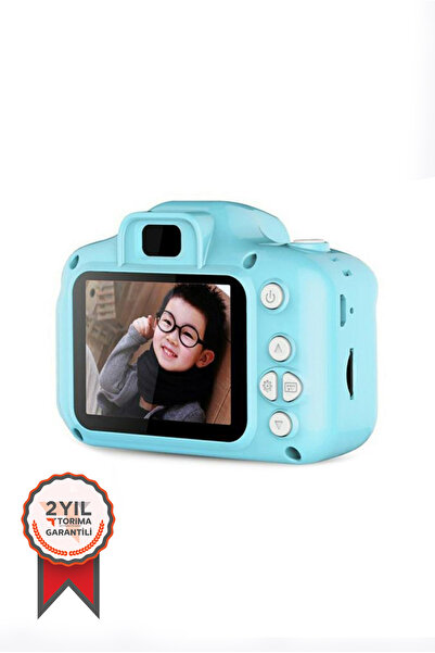 Torima CMR-7 Mavi Renk Mini 1080p Hd Çocuk Kamera Dijital Fotoğraf Makinesi 2.0 Inç Ekran
