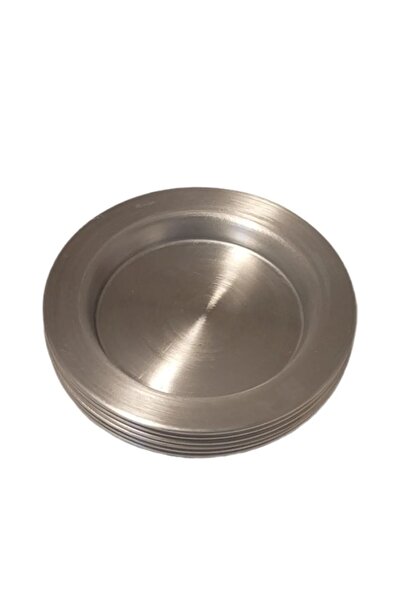 Bilgin Paslanmaz Künefe Plate 12 cm Set of 6 Size 1 Aluminum