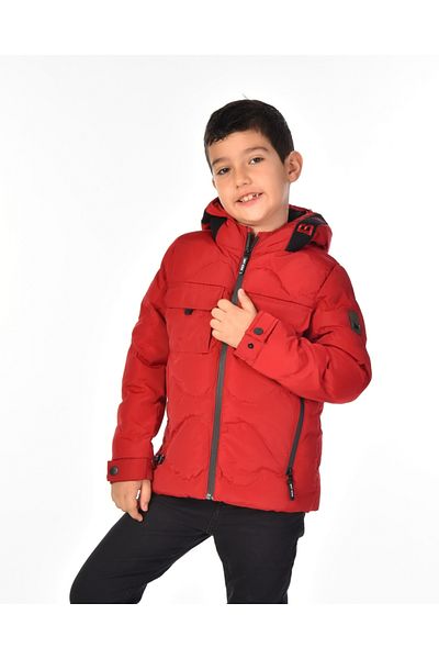Benittokids Boy's Coat Red 51230k