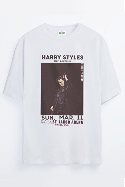 Grove Fashion Harry Styles Live On Tour Jakob Arena Printed Unisex Oversize T...
