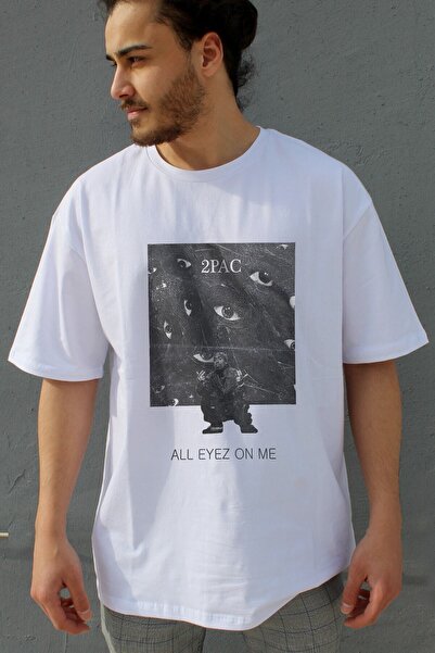 Grove Fashion تي شيرت All Eyez On Me Tupac للجنسين