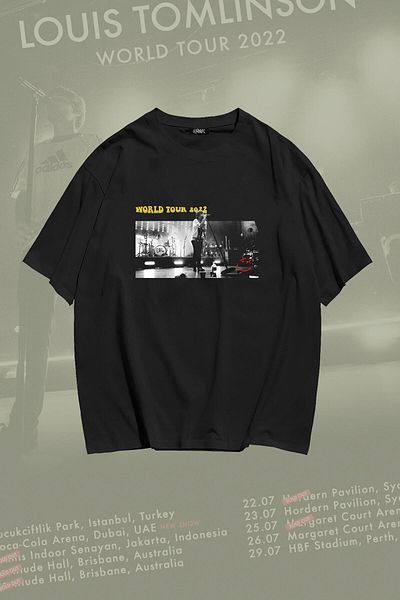 Grove Fashion Αμφίδρομο μπλουζάκι Louis Tomlinson Istanbul Unisex Oversize