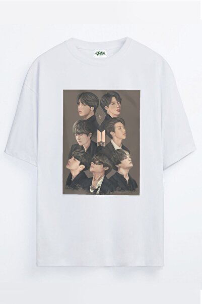 Grove Fashion Voli Bts Army Printed Unisex Oversize T-shirt