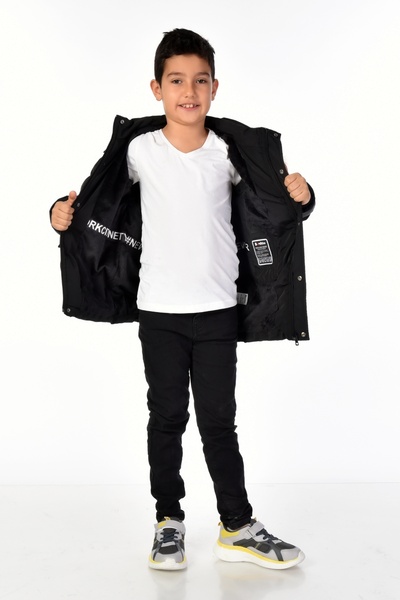 Benittokids Erkek Çocuk Natürel Kürklü Mont 51254