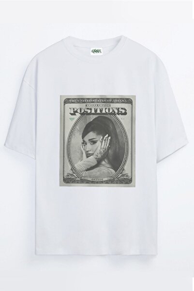 Grove Fashion Ariana Grande Positions Printed Unisex Oversize T-shirt