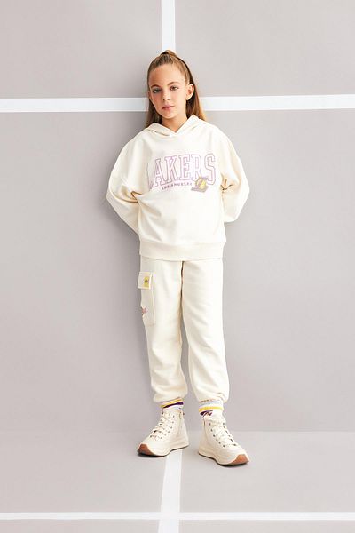 DeFacto Nba Los Angeles Lakers Girls Relax Fit Sweatpants - A8253A823Au