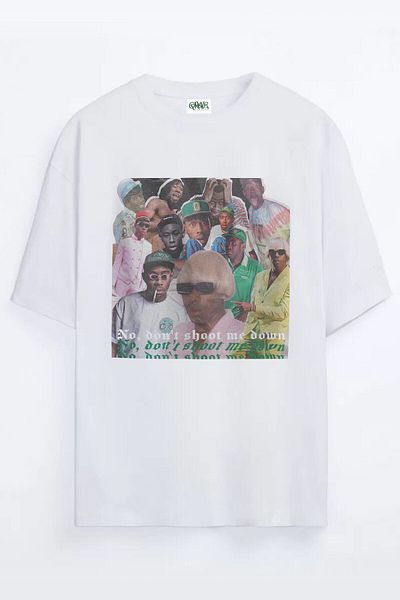 Grove Fashion Tyler The Creator Dont Shoot Me Down Tricou oversize unisex imprimat