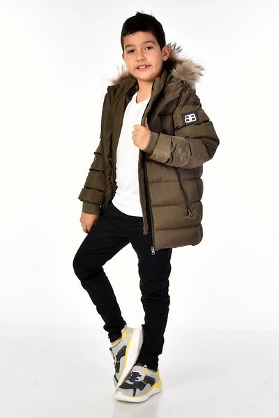 Benittokids Φυσικό Γούνινο Παλτό Αγόρι 51248