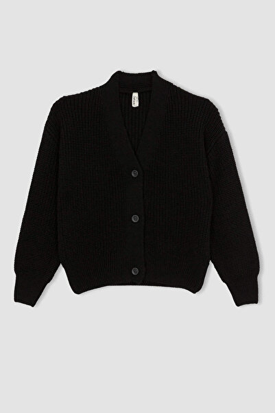 DeFacto Girl's Cardigan Black A2298A8/Bk27