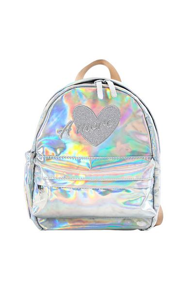 kids A more Charm Girl's Backpack Silver