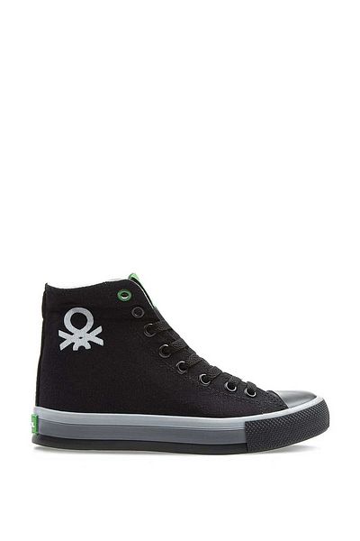 United colors of benetton black discount shoes