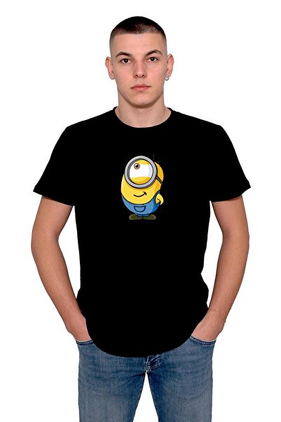 BIGROON Minion Minyon Çılgın Hırsız Tişört Unisex T-shirt
