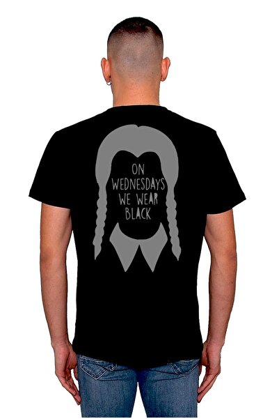 BIGROON Unisex majica Wednesday Addams Sad Girls Club