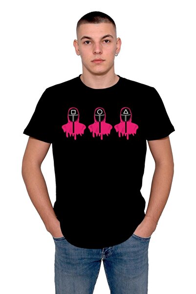 BIGROON Squid Game Green Light Bodyguard unisex majica