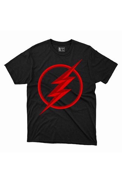 BIGROON Tricou pentru copii cu model Flash Logo