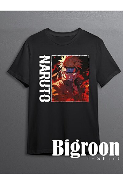 BIGROON Naruto Kakashi unisex anime majica - Japanski dizajn