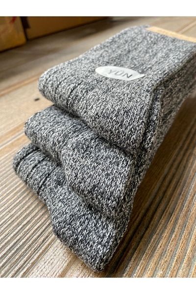 Lukitus Мъжки плетени вълнени чорапи, 12 броя