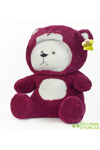 Canestar Kapüşonlu Peluş Ayı Sevgiliye Özel - Sevimli Ayı 90 Cm