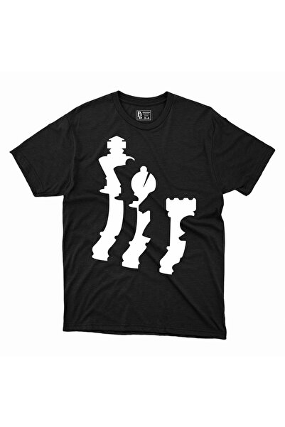 BIGROON Šahovski šah-mate igra inteligencije potez majica za decu T-shirt