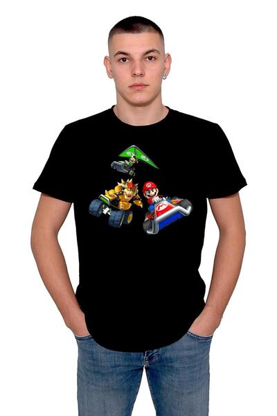 BIGROON Mario Monster Race Racing unisex majica