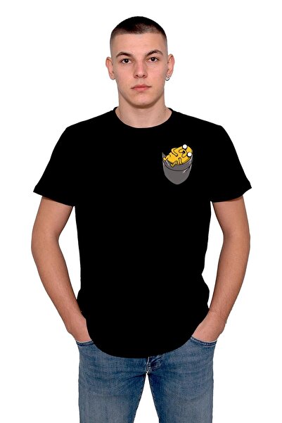 BIGROON Μπλουζάκι με λογότυπο Unisex Cartoon Network Pocket - Μοντέλο περιπέτ...