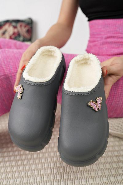 Moda Frato Modafrato HERA Σόλα Γέμισμα Παντόφλες Σπιτιού Αδιάβροχες Παντόφλες Κουζίνας Νοσοκομειακή Φόδρα μαλλί