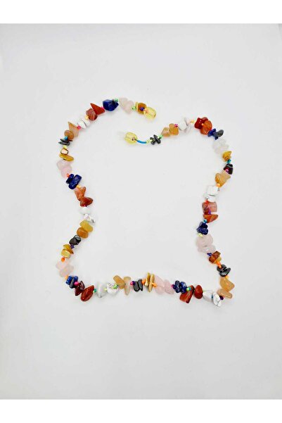 Doğal Taş Dünyası قلادة الطالبة المعتمدة العنبر P. الكوارتز الكالسيت Howlite ...